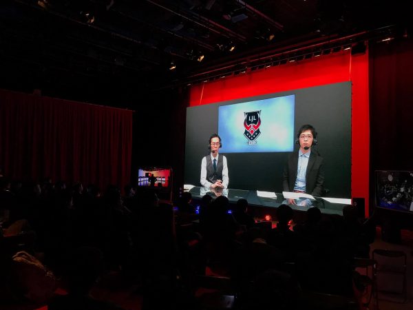 『League of Legends』日本プロリーグ“LJL”のパブリックビューイングの350インチLEDモニター