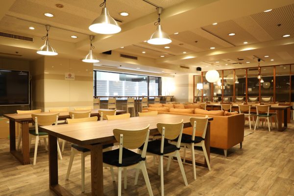 パンダスタジオカフェは落ち着いた快適な空間です。