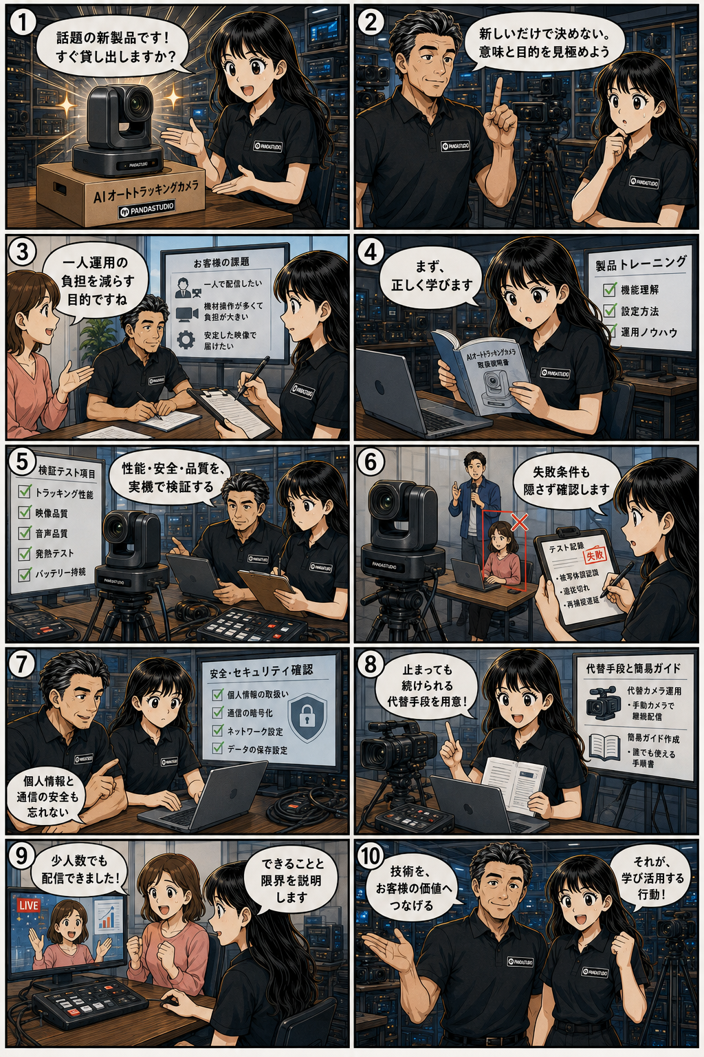 PANDASTUDIO WAY マンガ 第9話 学びから始めるAIカメラ活用