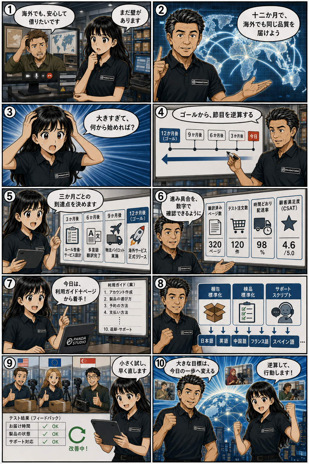 PANDASTUDIO WAY マンガ 第13話 大きな目標を今日の一歩へ