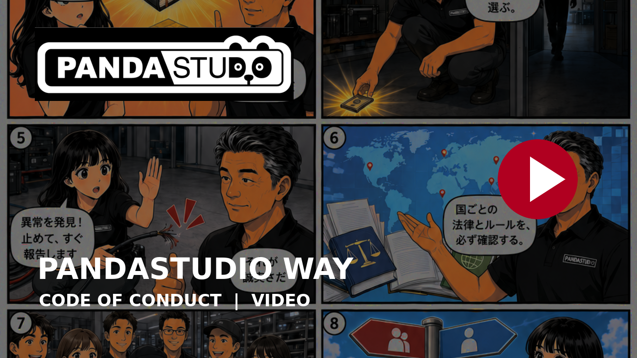 PANDASTUDIO WAY 解説動画のサムネイル